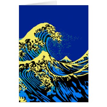 The Great Hokusai Wave In Pop Art Style Decor by CaptainShoppe at Zazzle