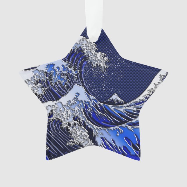 The Great Hokusai Wave Modern styles Ornament (Front)