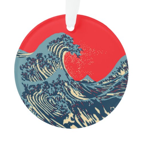 The Great Hokusai Wave Pop Decor Ornament