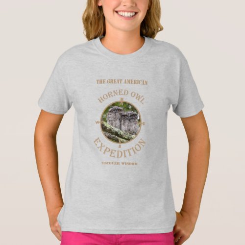 The Great Horned Owl Expedition tshirt