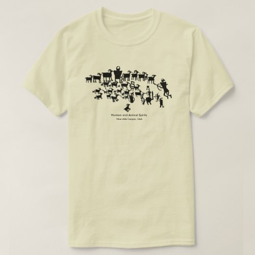 The Great Hunt Petroglyph Panel T_Shirt