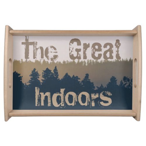 The Great Indoors Alpine Treeline Serving Tray