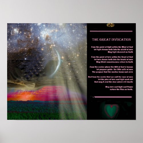The Great Invocation Poster