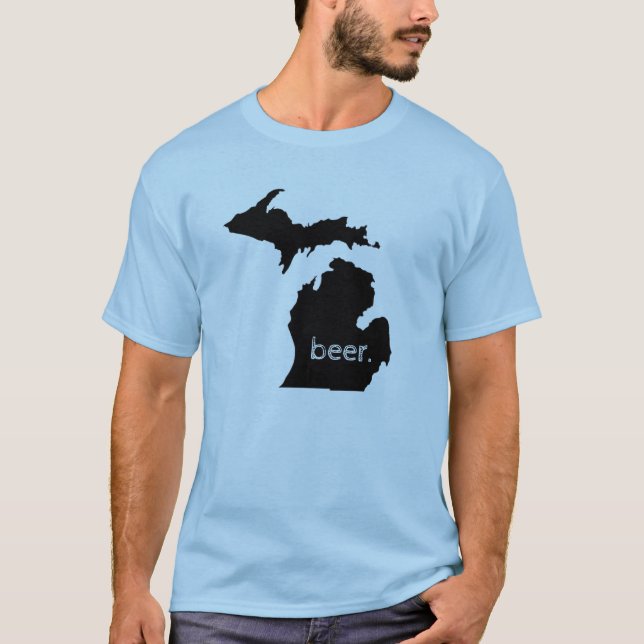 The Great Lake State - Beer! T-Shirt (Front)