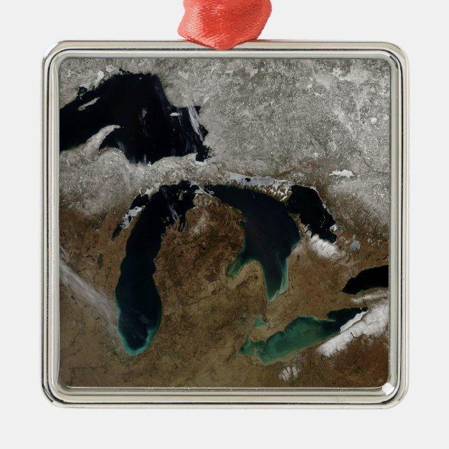 The Great Lakes 3 Metal Ornament (Front)