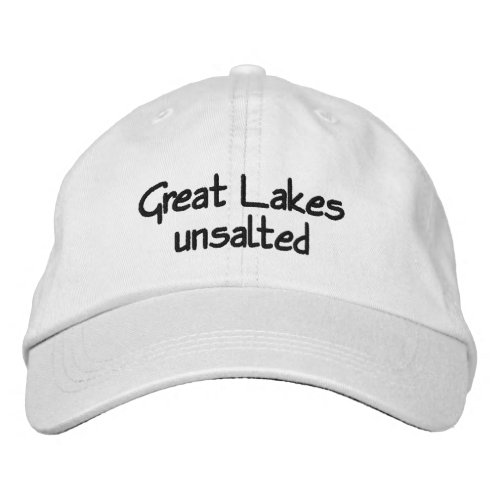 The Great Lakes Embroidered Baseball Hat