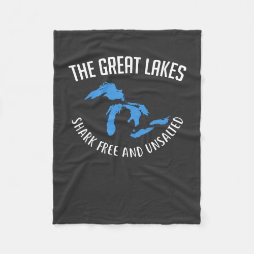 The Great Lakes Fleece Blanket