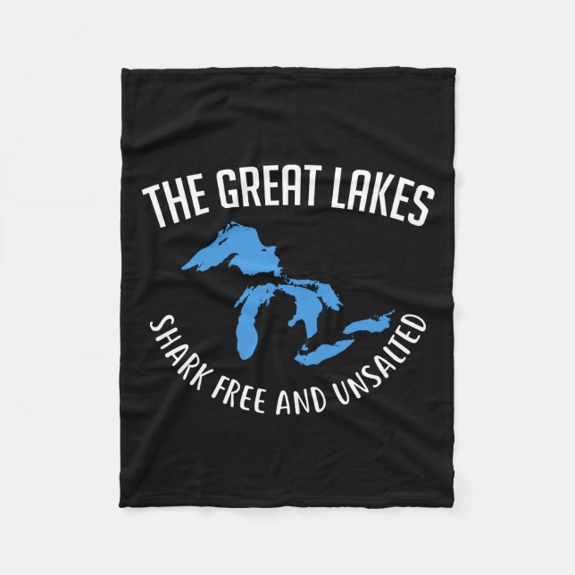 The Great Lakes Fleece Blanket (Front)