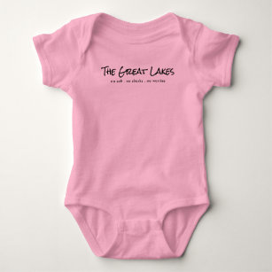 The Great Lakes - humor Baby Bodysuit