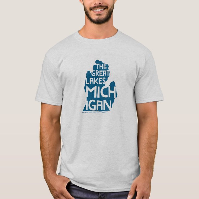 The Great Lakes Michigan T-Shirt (Front)