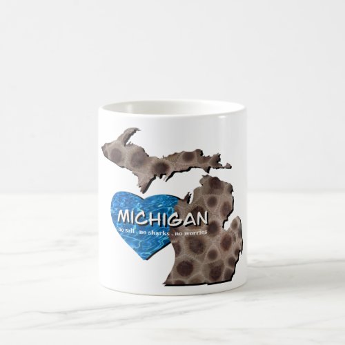 The Great Lakes  no salt no sharks no worries  Coffee Mug