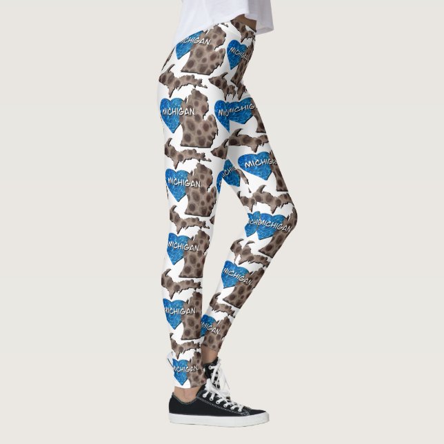 The Great Lakes | no salt, no sharks, no worries   Leggings (Right)