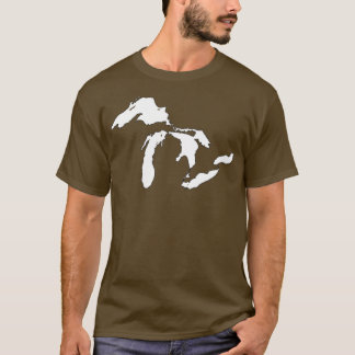 The Great Lakes Outline T-Shirt