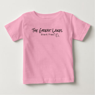 The Great Lakes - shark free Baby T-Shirt
