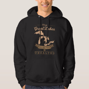 The Great Lakes Shark Free Unsalted Sweat Michigan Hoodie
