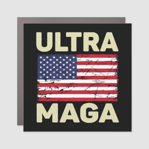 The Great Maga King Donald Trump _ Ultra Mega Eagl Car Magnet