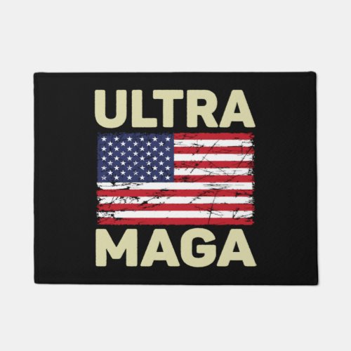 The Great Maga King Donald Trump _ Ultra Mega Eagl Doormat