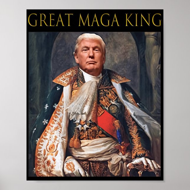 The Great Maga King Fun Trump Ultra Maga King Poster (Front)