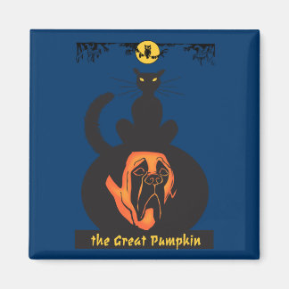 The Great Mastiff Pumpkin Magnet