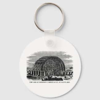 The Great Mormon Tabernacle at Salt Lake Keychain