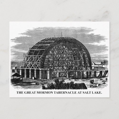 The Great Mormon Tabernacle at Salt Lake Postcard