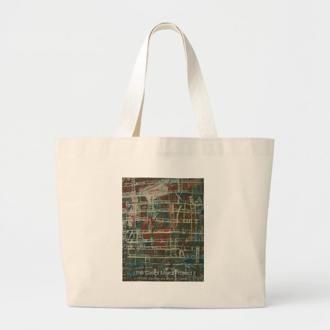 the great mural project II Large Tote Bag (Front)