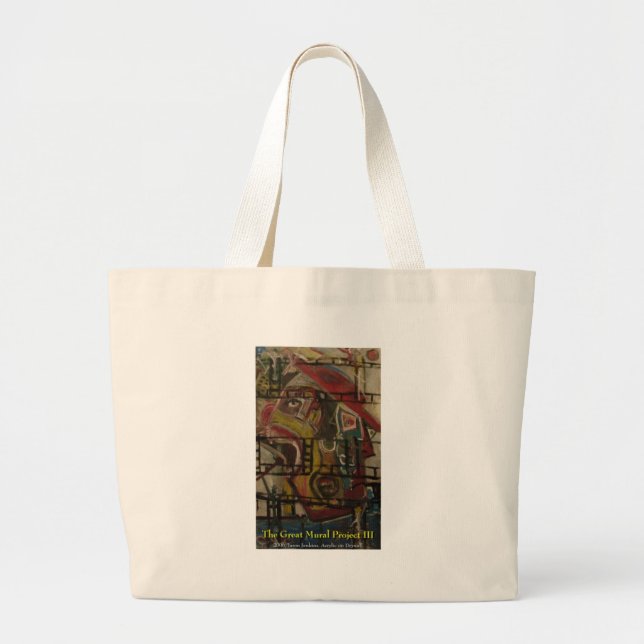 the great mural project III Large Tote Bag (Front)