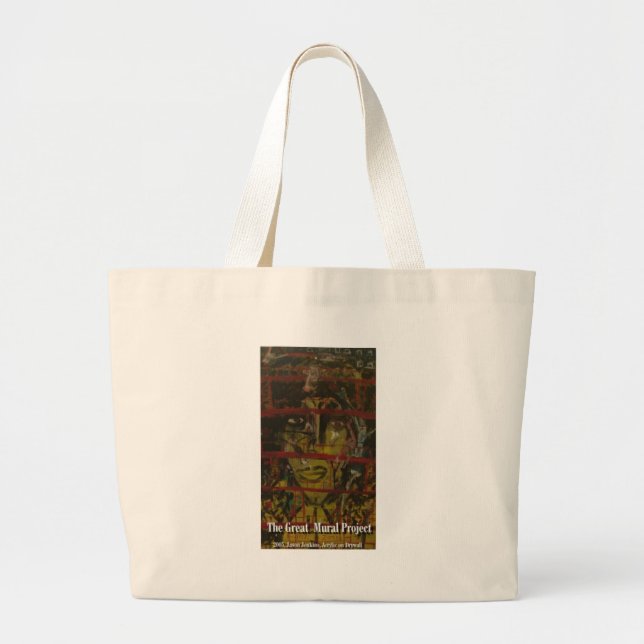the great mural project large tote bag (Front)