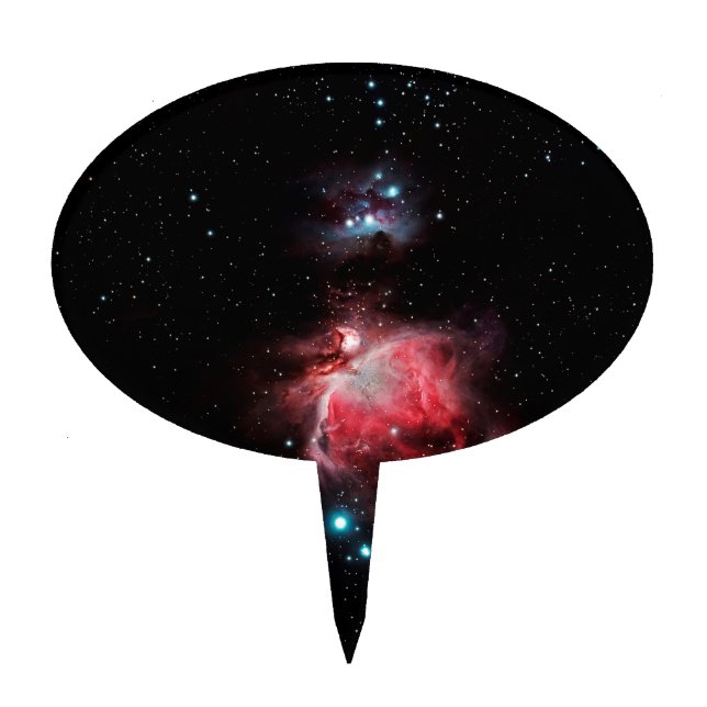 The Great Nebula in Orion Cake Topper (Front)