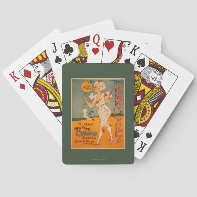 The Great New York Casino Success Theatre Poker Cards (Back)