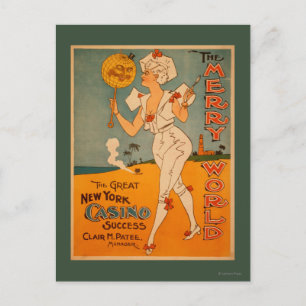 The Great New York Casino Success Theatre Postcard