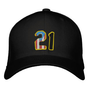The Great One Number 21 Embroidered Baseball Cap