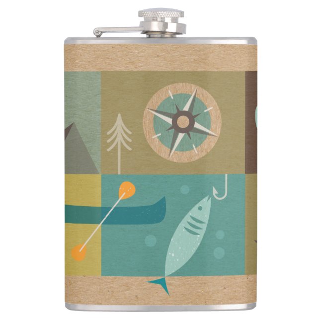 The Great outdoors Flask (Front)