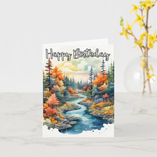 The Great Outdoors _ Happy Birthday Card