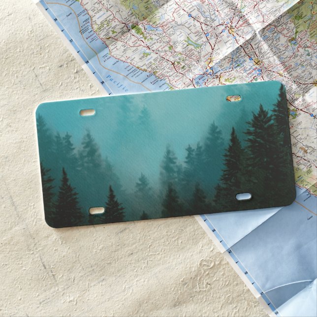 The Great Outdoors License Plate (In Situ)