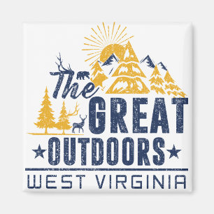 The Great Outdoors West Virginia Magnet