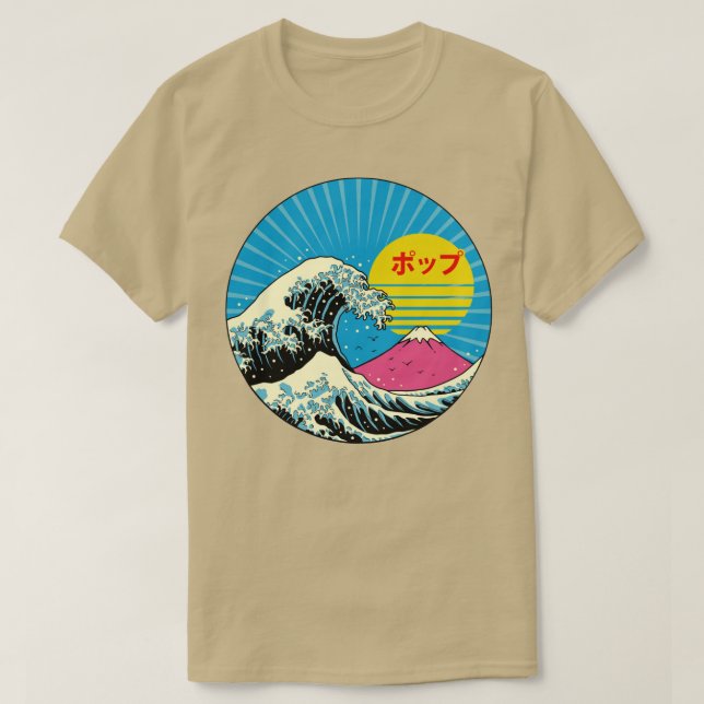 The Great Pop Wave  T-Shirt (Design Front)