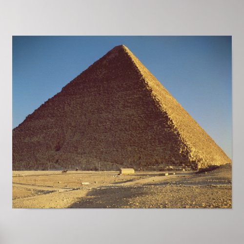 The Great Pyramid of Khufu  Old Kingdom Poster