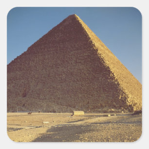 The Great Pyramid of Khufu Old Kingdom Square Sticker
