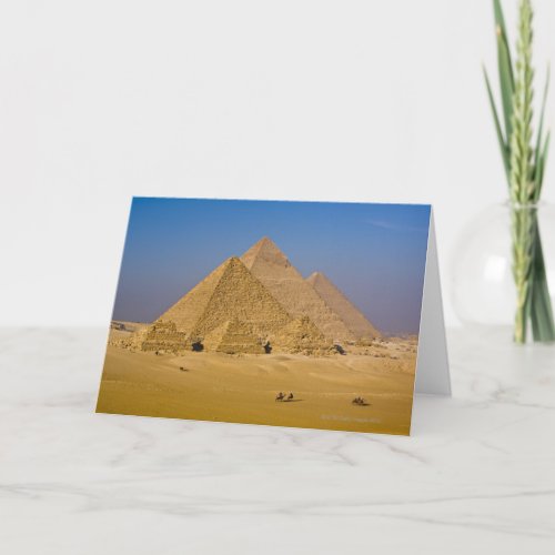 The Great Pyramids of Giza Egypt Card