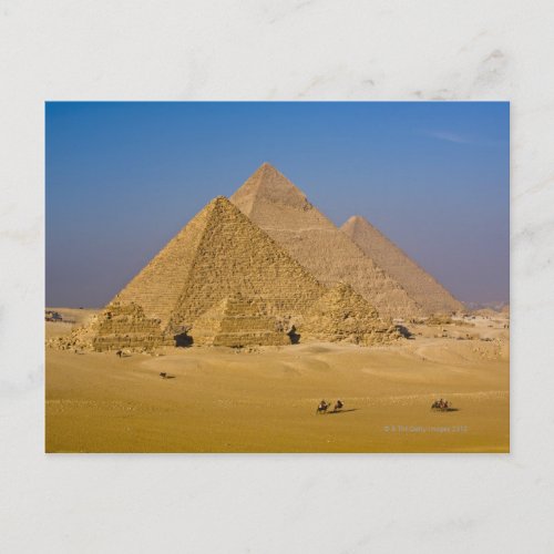 The Great Pyramids of Giza Egypt Postcard