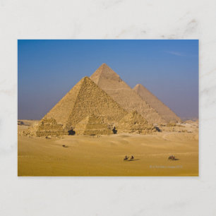 The Great Pyramids of Giza, Egypt Postcard
