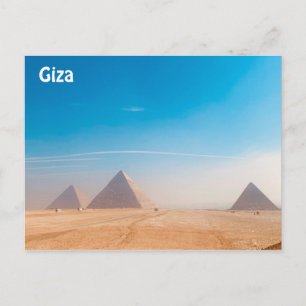 The Great Pyramids of Giza - Egypt Postcard