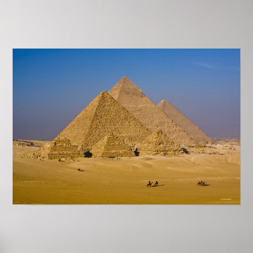 The Great Pyramids of Giza Egypt Poster