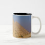 The Great Pyramids of Giza, Egypt Two-Tone Coffee Mug