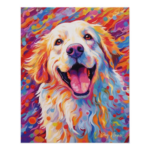 The Great Pyrenees Dog 004 _ Zetton Ziana Poster
