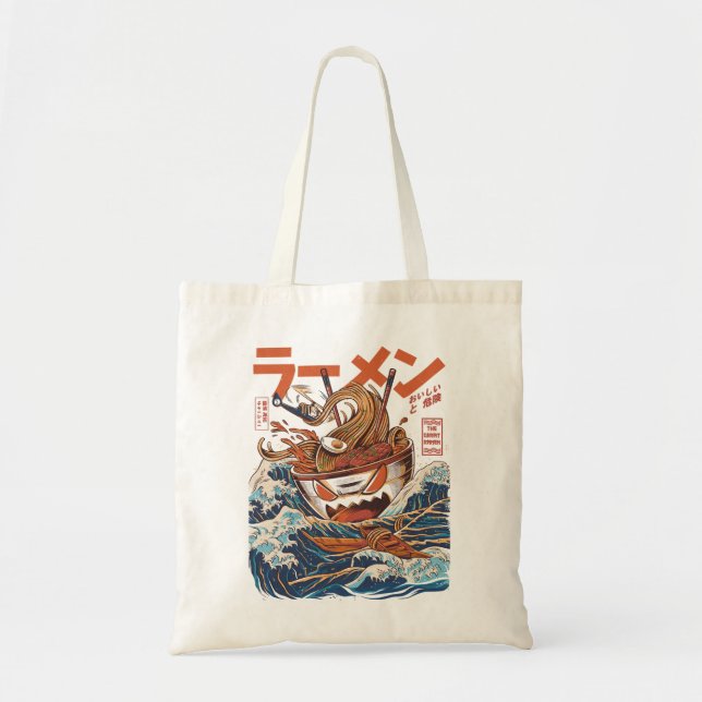 The Great Ramen off Kanagawa Classic Tote Bag (Front)