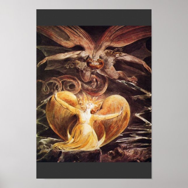 The Great Red Dragon And The Woman Clothed Poster (Front)