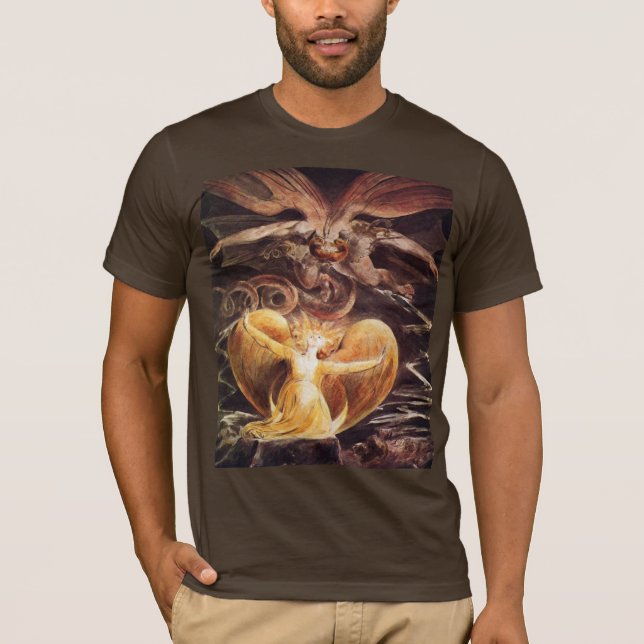 The Great Red Dragon And The Woman Clothed T-Shirt (Front)