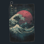 The Great Retro Wave Classic Golf Towel<br><div class="desc">Step back in time with The Great Retro Wave Classic T-Shirt, a bold throwback to the golden age of 80s nostalgia, synthwave, and vaporwave vibes. Featuring neon colors, gridlines, and sun-soaked graphics, this shirt is a must-have for fans of retrowave aesthetics and cyberpunk culture. Perfect for Retro gaming fans, 80s...</div>